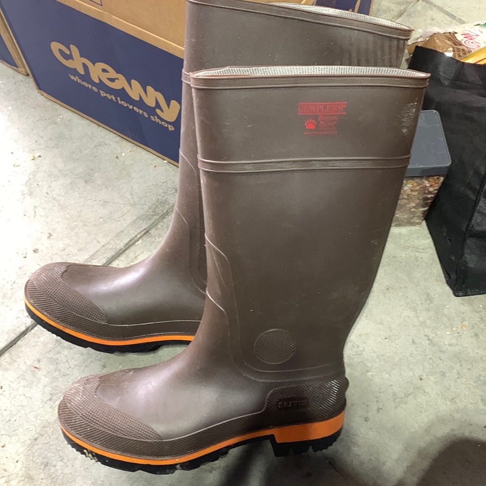 Landscaping steel toe boots